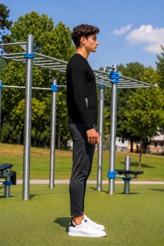 FTX Store FTX Men Solid Dri-FIT Polyester T-Shirt Black Full Sleeve - Image 6