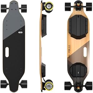 MEEPO Campus V3 Series/Envy Electric Skateboard with Remote, Top Speed Up to 29 Mph, 4 Speed Smooth Braking, Easy Carry Handle Design, Suitable for Adults & Teens