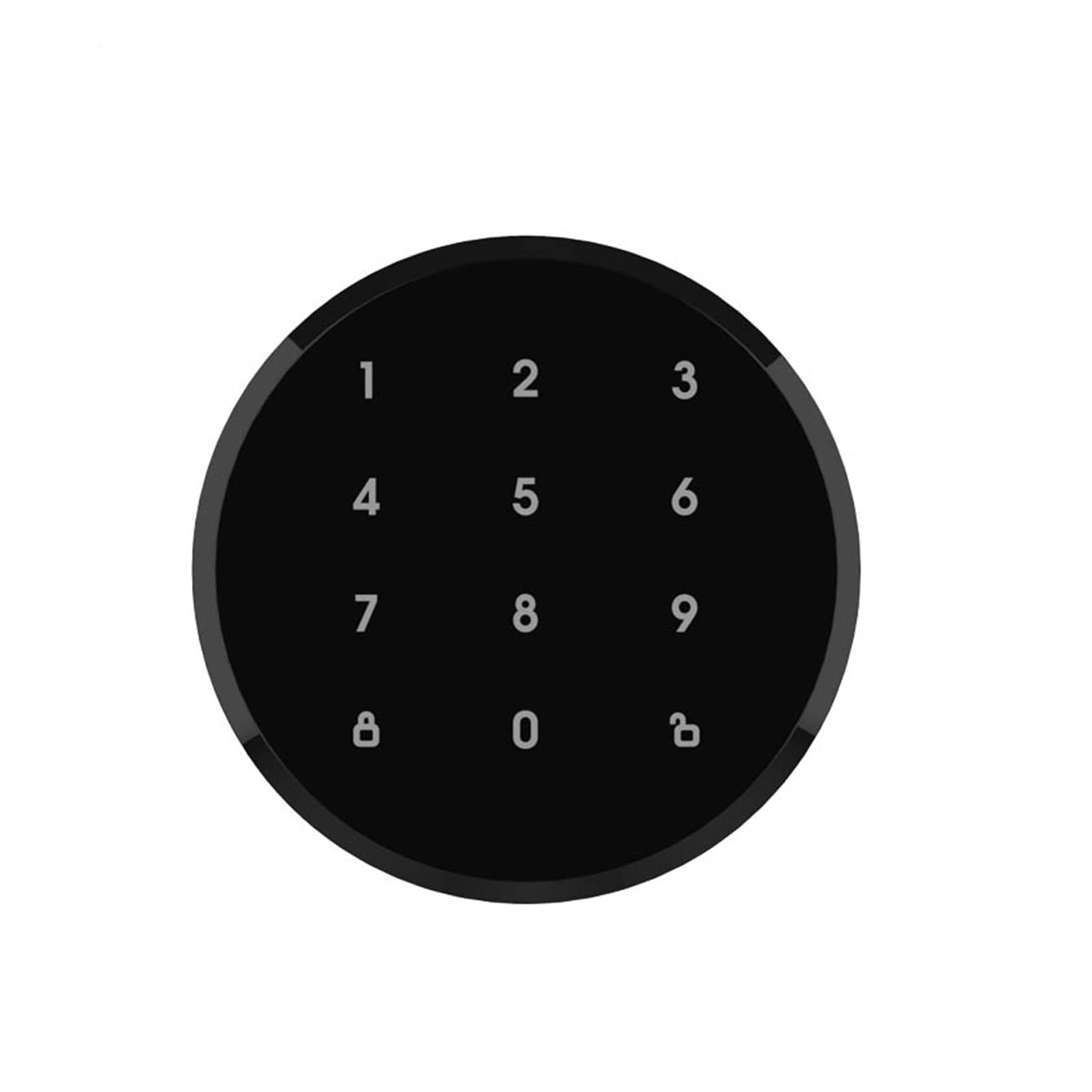 CVFRDD Smart Door Knob, Smart Door Lock Digital Password Bluetooth-compatible Intelligent Sticker Installation Tuya Electronic Keyless Entry Door Handle(Password)