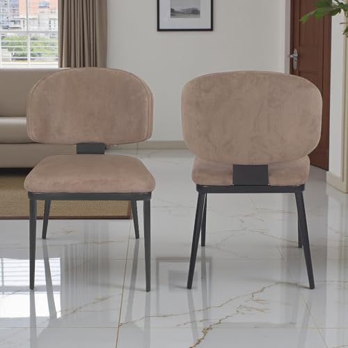 Image of The Attic Milano 6 Seater Dining Set,Beige,Black, Rose Gold & Cream,160Cms