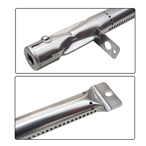 Yiham Kb884 Gas Grill Parts Stainless Steel Pipe Tube Burner Replacement For Kenmore, Bbq Pro, K Mart, Members Mark, Outdoor Gourmet, Lowes Model Grills, 15 3/8 Inch, Set Of 4 #TOP2