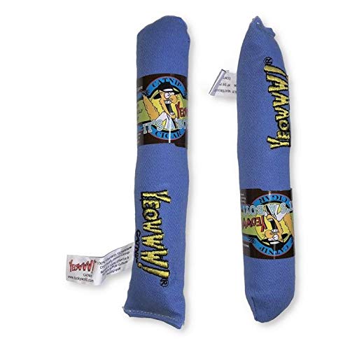 YEOWWWPink or Blue Catnip Cigar Toys (2-Pack) (Blue)