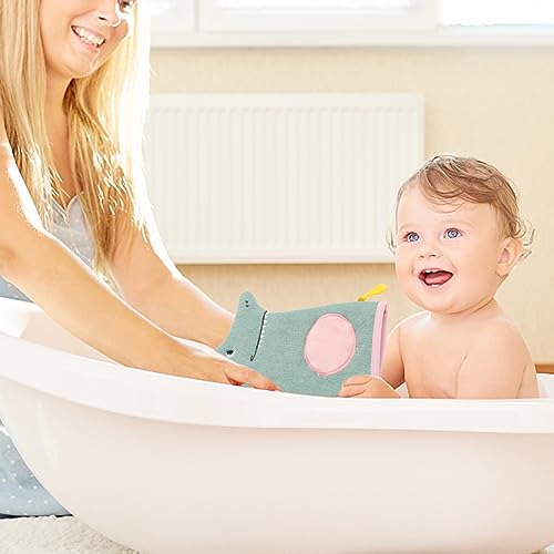 Beavorty 3 Pçs Toalha De Banho Esponja De Banho Desenhos Animados Luva De Banho Luva De Banho Esponj