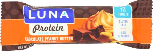 Luna Chocolate Peanut Butter Luna Protein Bar, 1.59 Ounce (pack of 6)