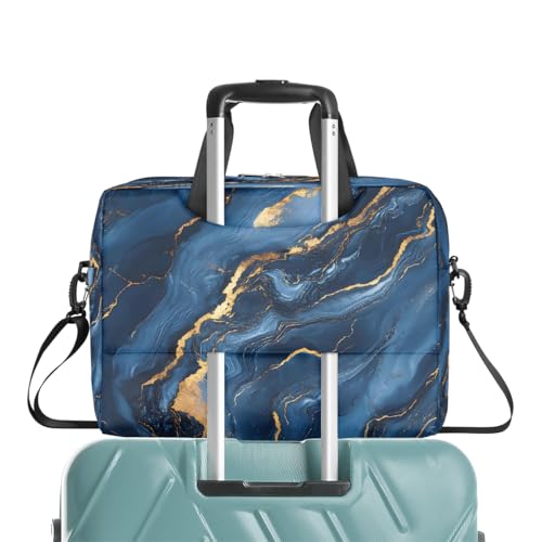 Maletín para portátil 16" azul oscuro impermeable miniatura 7