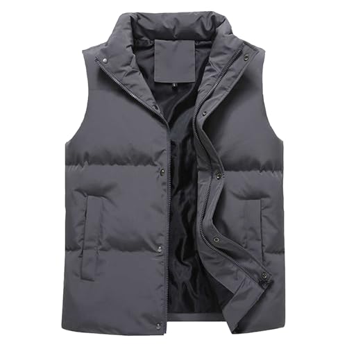 Gilet d'hiver rembourré pour homme idéal pour les balades et le quotidien