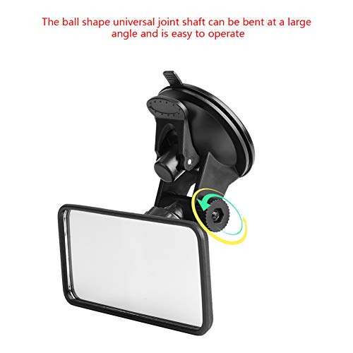 Image of KIMISS Backseat Mirror, Adjustable Car Interior Baby Rear View Mirror Kids Monitor Glass for Safety Seat with Suction Baby Mirror for Car