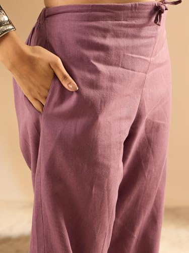 Image of INDO ERA Women's Embroidered Anarkali Kurta Pant Set with Dupatta | Co Ord Set For Women Stylish
