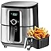 Price comparison product image TecTake Air Fryer Family Size with Rapid Air Circulation, 60 Minute Timer, 10L, 1800W, Removable Non-Stick Cooking Rack, Adjustable Temperature Up To 200°C, 8 Preset Programmes, Recipe Booklet
