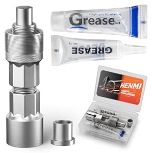 HENMI Fahrrad Kurbelabzieher Set mit Schmierfett