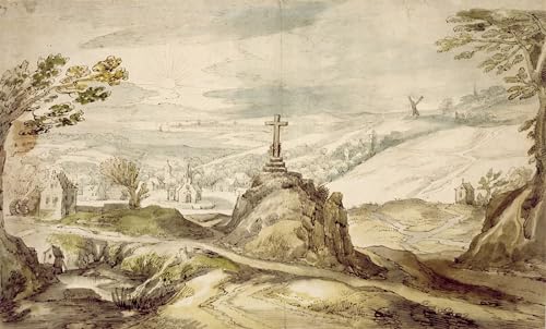 Tableau Toile Paysage Montagneux Joos De Momper affiche art peinture decorative 60x90