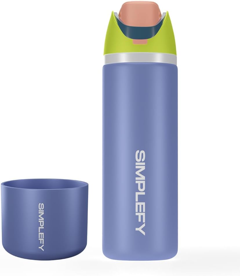 SIMPLEFY 30oz Insulated Stainless Steel Water Bottle with Straw and Locking Lid – BPA-Free, Leak-Proof, Double Wall Travel Tumbler for Sports, Gym, and Everyday Use - Image 2