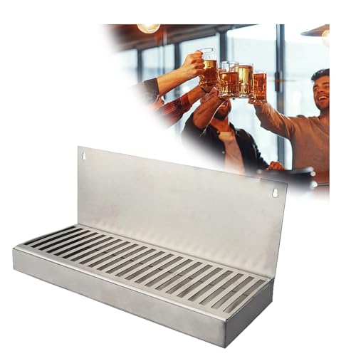 Bac d'égouttage rectangulaire pour distributeur de boissons mural