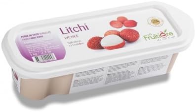 Lychee Nut Fruit Puree Frozen - 2 x 1 Kilo Per Case