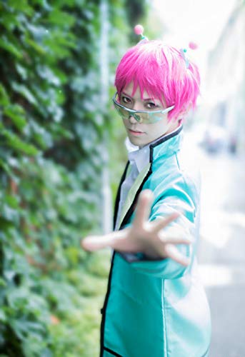 斉木楠雄のΨ難 コスプレ ウィッグ 斉木楠雄のΨ難 髪飾り付き 斉木楠雄 さいき くすお 風 コスプレ