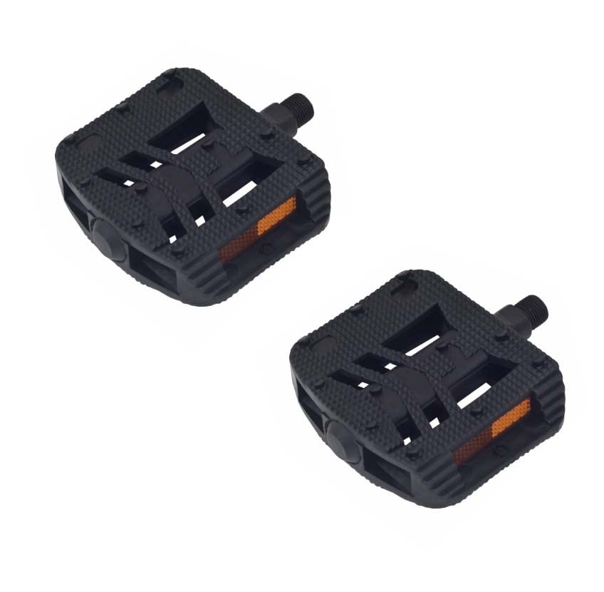 Schrodinger15 700BB PVC Pedals 9/16″ inch Bicycle Cycle Bike MTB Flat Anti-Slip Pedals Black