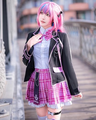 [milky time] ホロライブ 湊あくあ コスプレ ハロウィン VTuber 新衣装 制服 詳細画像2