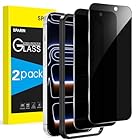 SPARIN Sichtschutz für iPhone 17 Pro, mit Rahmen-Installationshilfe, 9H Härte Glas Folie Anti-Spy Sichtschutzfolie, Kratzfest, 6,3 Zoll, 2 Stück