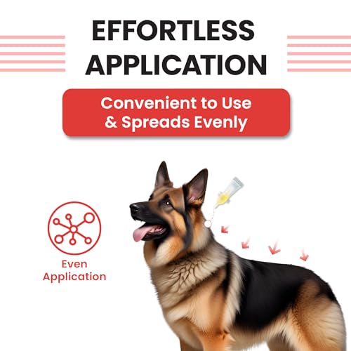 Image of Vivaldis VI-FI Forte 4.02 ml - Single Pipette - Spot on Solution for Prevention & Effective Control of Flea, Tick & Chewing Lice Treatment for Dogs Weighing from 40 to 60 kg