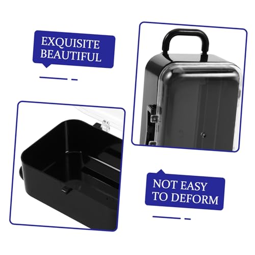 MOKKHNB 12個 ミニ 荷物 キャンディ ケース スーツケース 収納 ボックス ハンドル付き ミニ スーツケース 用 キャンディ ホルダ