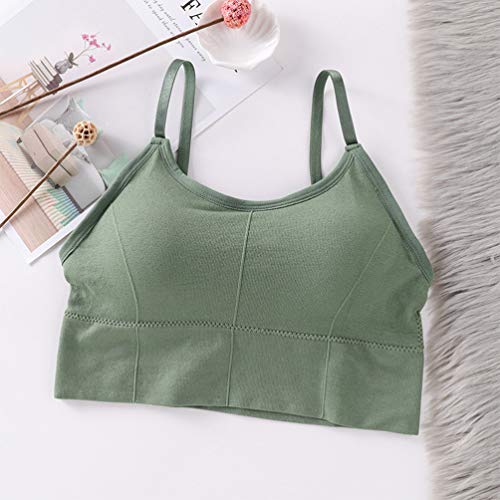 KESYOO Top esportivo respirável com decote em V, kit com 3 peças, roupa íntima fitness feminina (tam