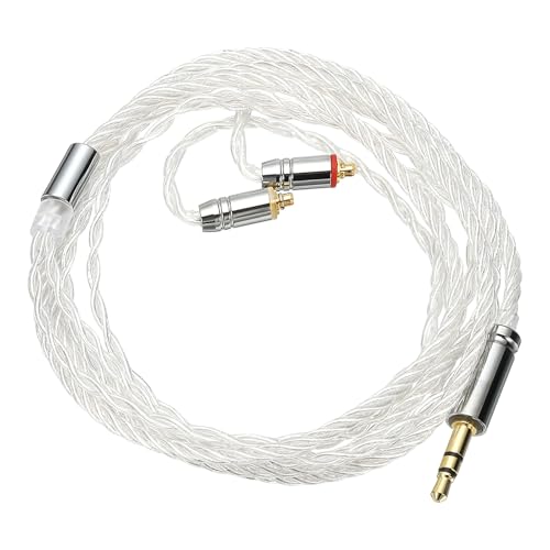 Cable de 4 núcleos de alta pureza PATIKIL plateado para sonido sin pérdida