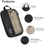 4pc Large Compression Packing Cubes for Suitcases - Carry-on Luggage Organizers for Travel