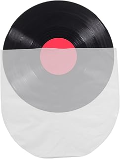 SECFOU 50 Peças Sade Vinil Discos De Vinil Registros De Vinil Sacos Poli Transparentes Mangas De Registro Antiestáticas Capa Transparente Capa De Joia Mangas De Registro Saco De Plástico