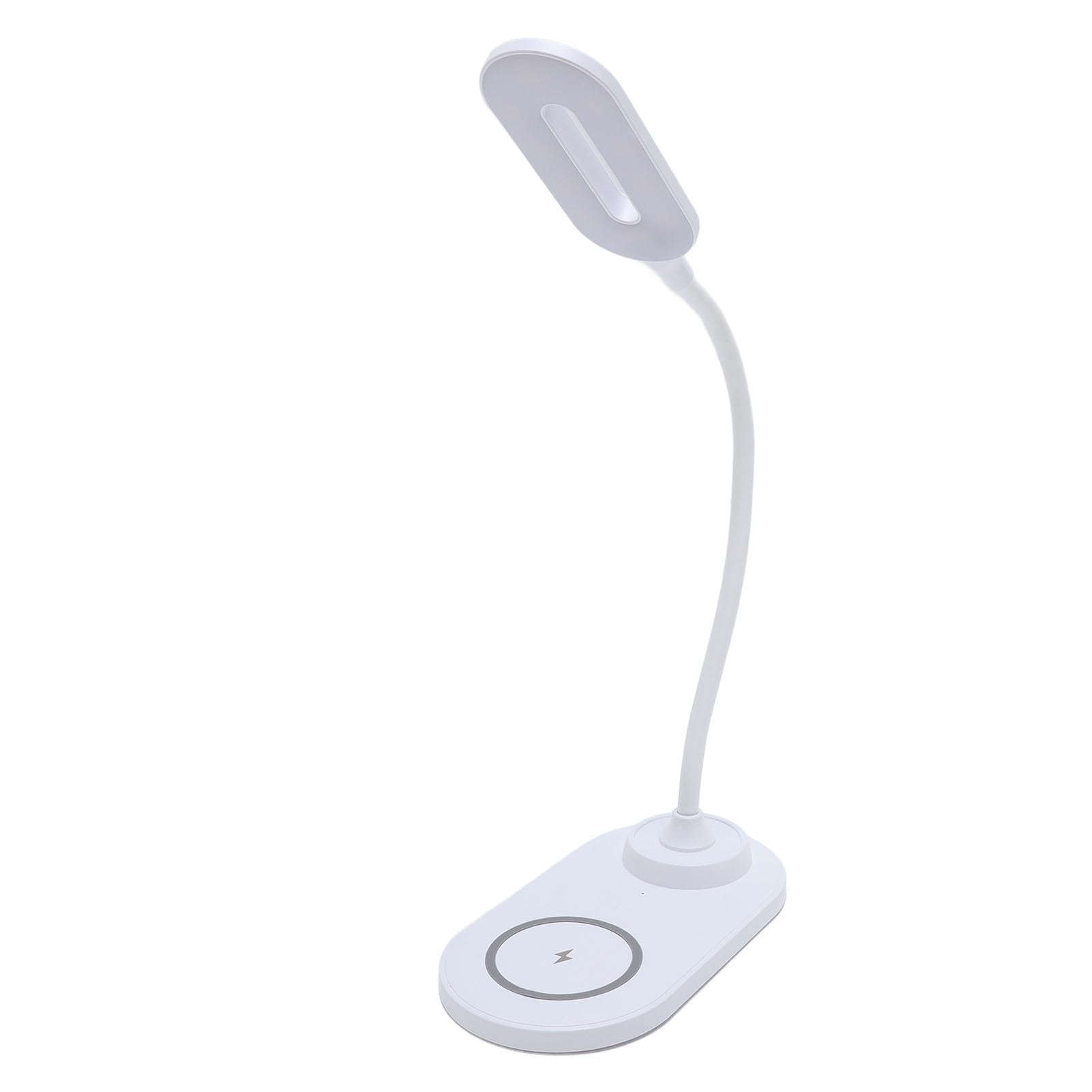 Lampa Biurkowa LED z ładowarką bezprzewodową, ładowanie (WHITE)