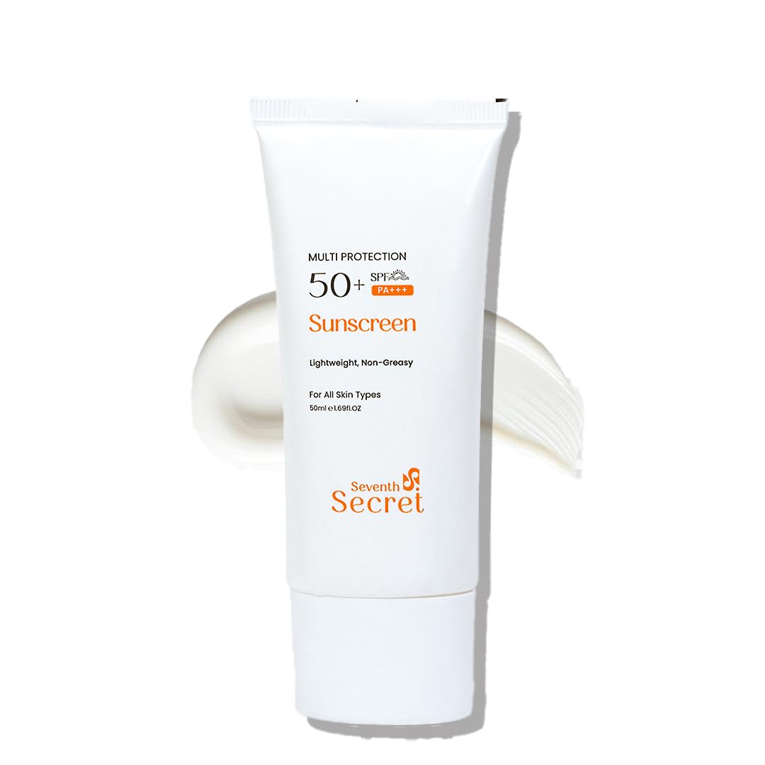 SPF 50+ Sunscreen, Hydrating Cream, Broad Spectrum UV Protection, 50ml, All Skin Types, with Shea Butter, Vitamin E, Niacinamide-picture-22