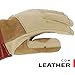 Mechanix Wear: Flux Stick + MIG Welding Gloves, Durahide Cow Leather, Heat Resistance, DuPont Kevlar Stitched for Added Durability, Safety Gloves, Designed for High Heat Welding (Brown, Small)