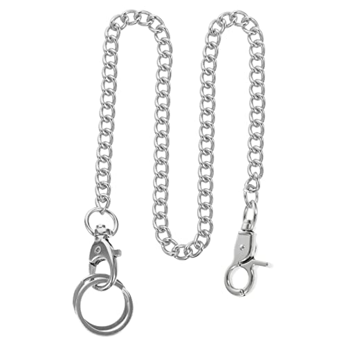 PACKOVE Electroplated Metal Pocket Watch Chain Sturdy Hanging Chain for Men's Fashion Accessory