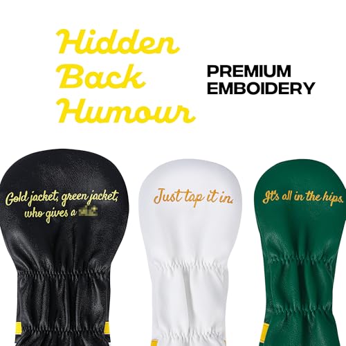 ZEETY Premium Leather Golf Head Covers