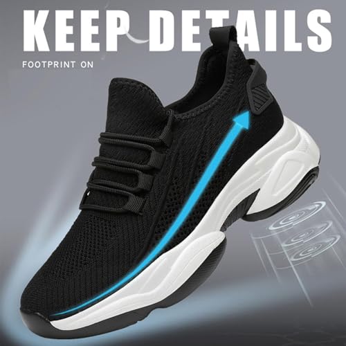Tallure Sneakers Women Men, 1.6/2.4/3.1/3.9in Height Invisible Increase, Breathable Mesh Lightweight Athletic Shoes3