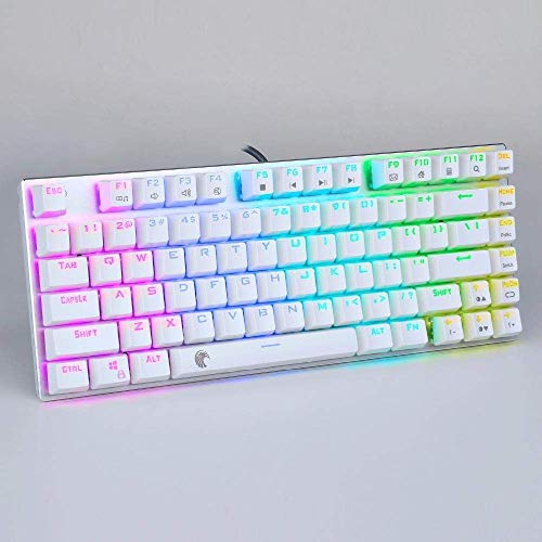 Preisvergleich Produktbild 81 / 104 Schlüssel-USB verdrahtete geführte Rgb-Hintergrundbeleuchtung-mechanische Spiel-Tastatur