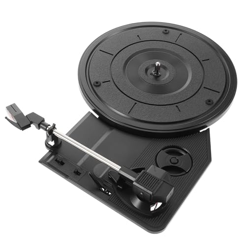 Tocadiscos vintage para vinilos con aguja resistente que no salta