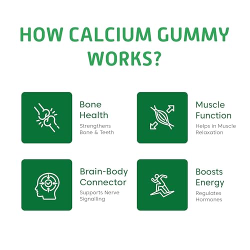 Image of Little Joys Calcium and Vitamin D3 Gummies for Women | Plant-based Vitamin B12 & Prebiotic Fiber | 400mg Calcium /Gummy| Supports Bone Strength,Joint & Muscle Health |Gut-Friendly Formula | No Added Sugar | 60 Day Pack