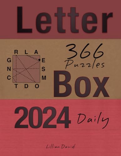 Daily Letter Box 2024 Puzzle Book: Unlock Your Potential Daily with a New Challenge , Enjoy 366 puzzles , 8.50 x 11 in, Puzzles & Solutions.