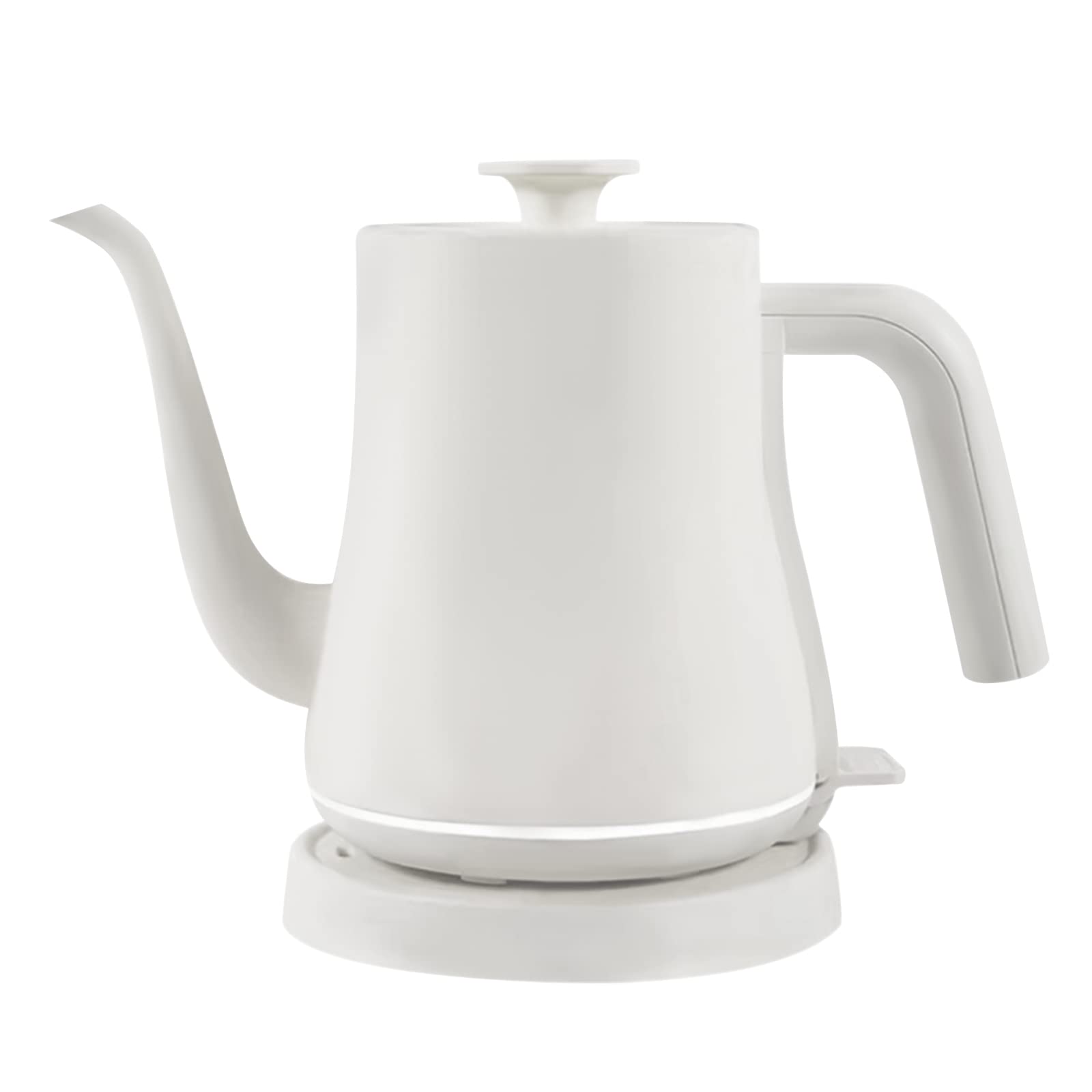 Hervidor Eléctrico Café Contemporáneo, Té Hervidor Eléctrico Hervidor Deua Hervido Silencioso, Apagado Automático 3.5 Minutos de Calefacción, Café, Tat/White