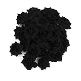 flores negras tatuajes Ideal para decorar horquillas, diademas, sombreros, ropa, páginas de recortes, tarjetas, álbumes de fotos, arcos, manualidades, bodas, fiestas, etc.