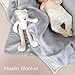 Swaddling Blankets for Newborn 4 Pack Extra Large 47x47 Inches Ultra Soft and Gentle Perfect as Muslin Baby Blankets Breathable Cotton Blend