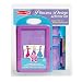 Melissa & Doug Princess Design Activity Kit (9 Double-Sided Plates, 4 Colored Pencils, Rubbing Crayon)