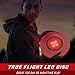 GoSports Ultimate Light Up Flying Disc, 175 Grams, with 4 LEDs - Red