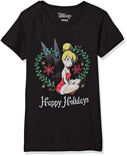 T-Shirt Fille Disney Tink Fée Clochette Idéal pour les Vacances d'Été et l'École