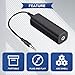 DKARDU 2 Pack Ground Loop Noise Isolator, Eliminate Annoying Buzzing Noise, 3.5mm AUX Noise Filter for Car Audio Systems, Home Stereos, Guitar Amplifiers, with 3.5mm Audio Cable