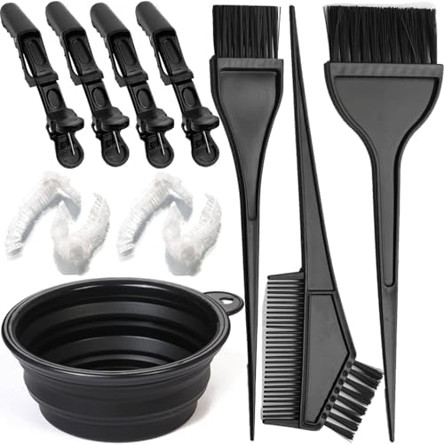 12Pcs Professional Salon Hair Coloring Dyeing Kit — shown in a real home setting for scale