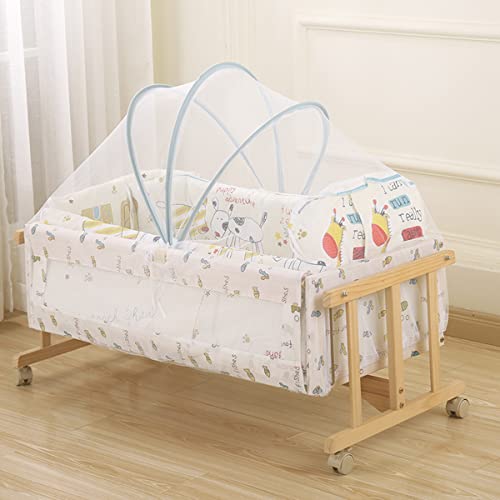 Baby Mosquito Net for Bassinet Baby Bassinet Cover Mosquito Net for Crib Baby Crib Net Cover Bassinet Net Cover Foldable Crib Cover Durable and Breathable Mesh Cover for Crib Cots Baby Bed 100x60cm