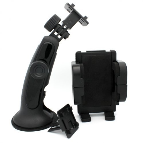 Multi-Angle Rotating Car Windshield Mount Air Vent Phone Holder For Iphone X Xs Xr 6 7 8 Plus, Samsung Galaxy S6 S7 S8 S9 Plus, Note8 Note 9 - Lg G6 G7 - Moto Z - Google Pixel - All Smartphones #TOP3