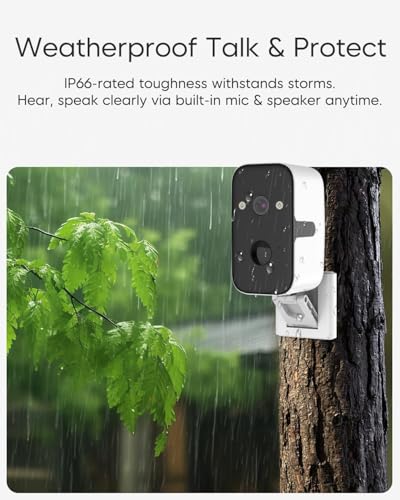 Image of VSTARCAM 2K Solar Security Camera Wireless Outdoor, Free Cloud & SD Storage, No-Drill Magnetic Mount, 5G /2.4G Dual-Band WiFi 6, Motion Alerts, 6-Month Battery, Color Night Vision, IP66, 2-Way Talk