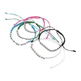Healeved 5 Piezas Pulsera de Cuentas para Puntuar Golf con Diseño Deportivo y Material Resistente para Aficionados y Jugadores de Golf